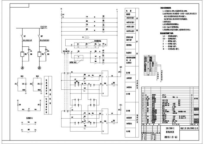 XPR1-3000型软起动系统平面布置设计方案CAD图集_图1