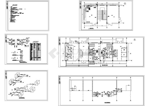 某县给水水源扩建工程设计CAD图纸-图一