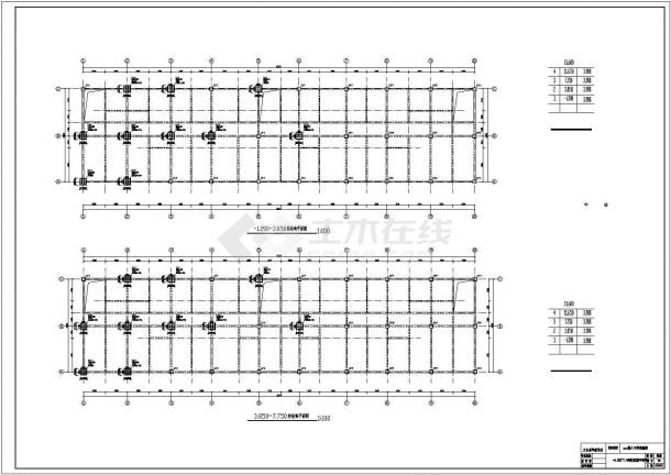 4823平米四层实验楼建筑结构图（计算书、建筑、结构图）-图二