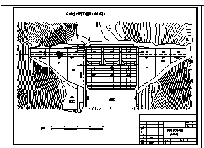 重力坝设计_某水库浆砌石重力坝设计cad图纸-图一