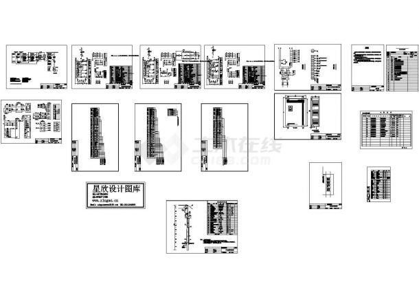 某标准化工厂高压双电源备自投电气控制原理设计CAD平面图纸-图一