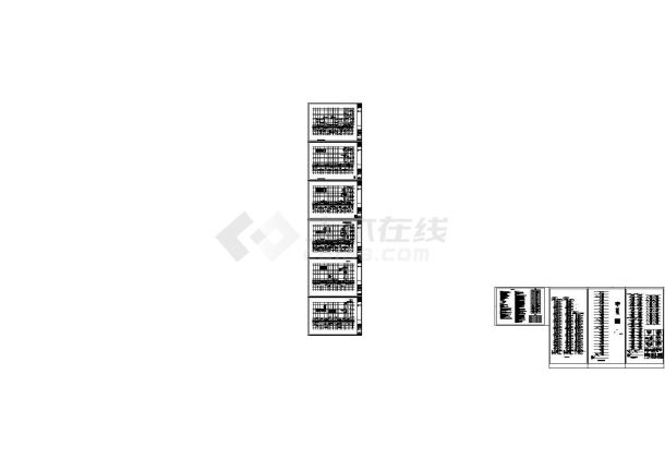 北京朝阳区星牌建材厂29层住宅楼暖通设计cad施工图-图一