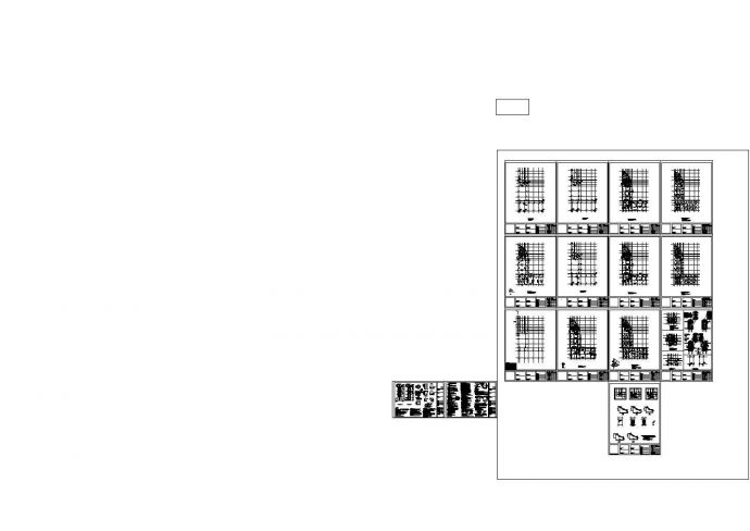 某六层综合楼实验室结构cad施工图_图1