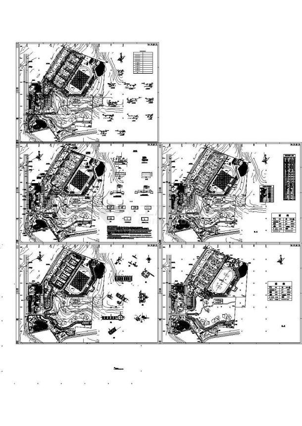 泗洪某地小型戒毒中心规划全套施工设计cad图（含设计说明）-图一