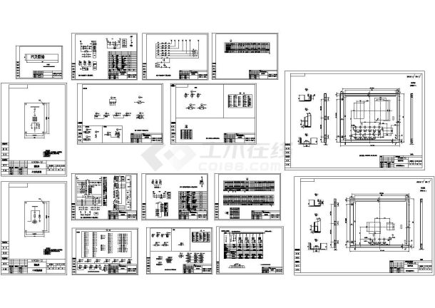 某小型变电站10KV开关柜设计cad全套电气原理图（甲级院设计）-图二