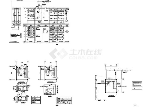 办公楼设计_天津市某4层办公楼电气全套设计CAD施工图-图一