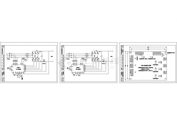 典型3P-KZ3H-B型硅整流充放电装置设计cad电气原理图（标注详细）-图一