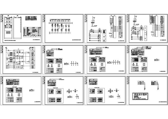 某标准型号110kV线路控制保护电气原理设计CAD图纸_图1