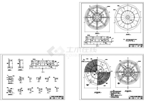 某标准小型音乐喷泉电气原理设计CAD图纸-图一