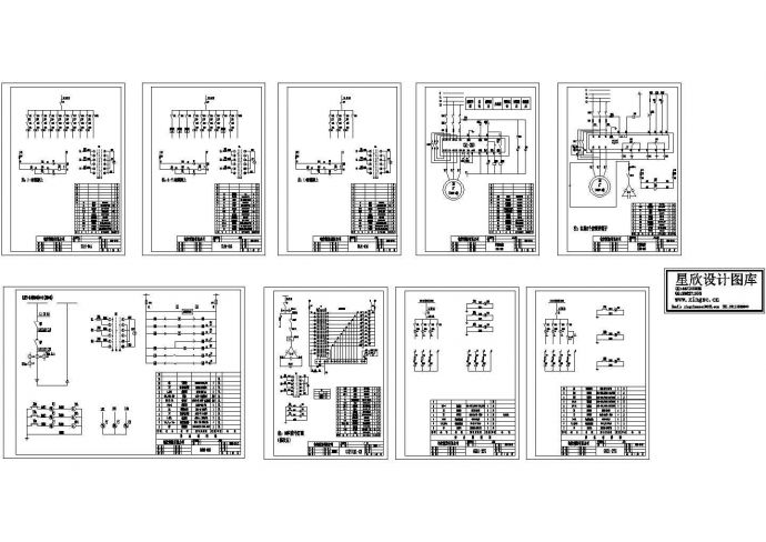 某标准型号软启动线路系统电气原理设计CAD图纸_图1