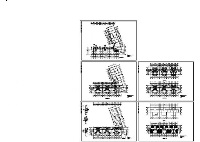 金海岸人家某住宅楼设计cad建筑平面施工图纸（标注详细）_图1