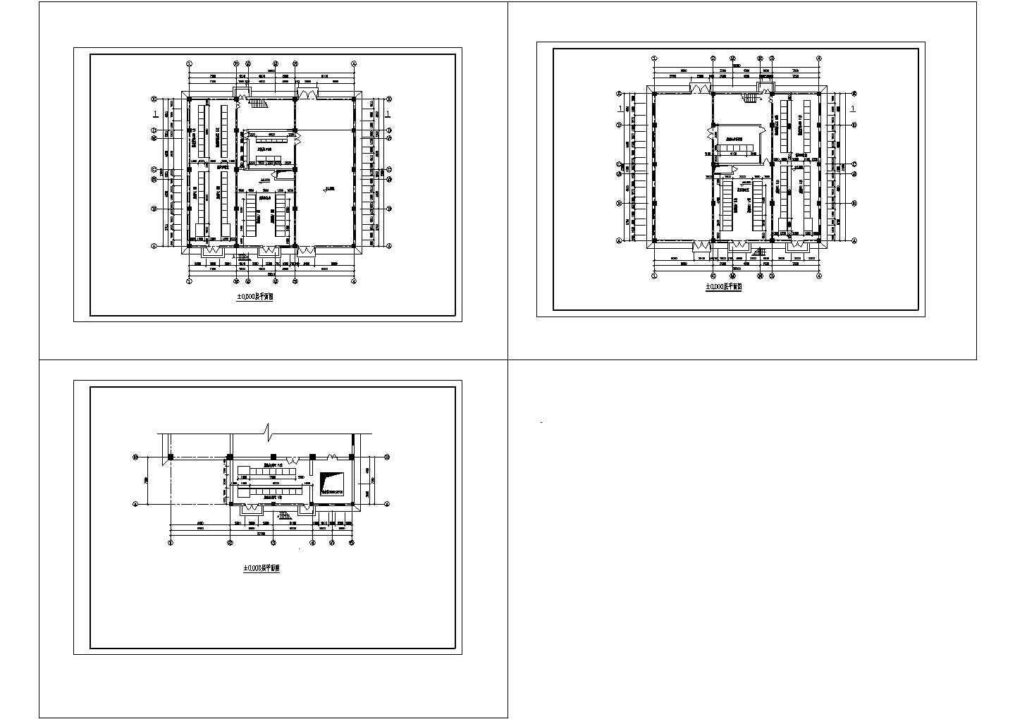 某型号脱硫电气设备布线布置原理设计CAD图纸