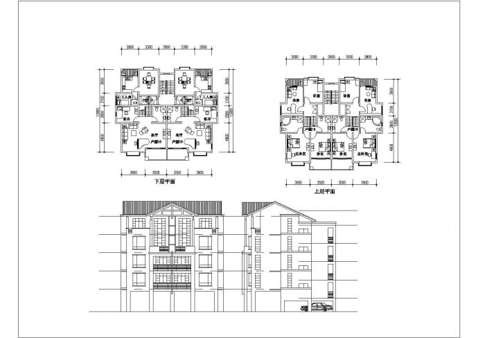 江南雅苑住宅小区建筑设计cad详细方案图_图1
