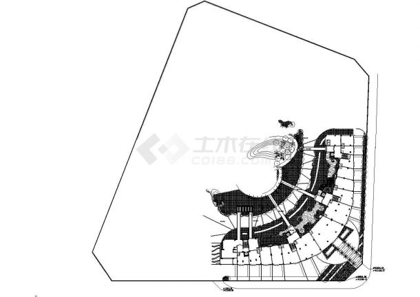 [深圳]花园住宅区园林景观扩初设计施工图CAD-图二