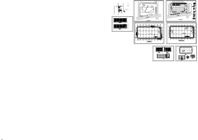 甘肃某大型超市建筑设计CAD全套图纸_图1