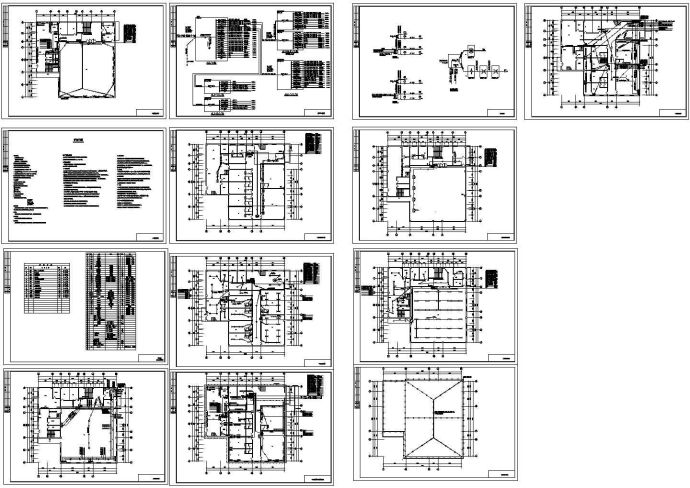 某地高档餐厅电气设计CAD全套图纸_图1