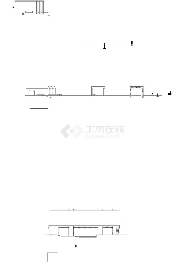 北京住宅小区全套景观设计施工图，含设计说明-图二