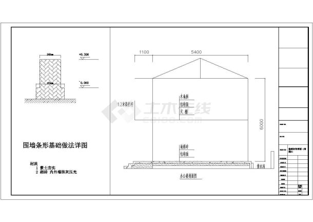 某工程施工现场生活区临建施工现场规划设计cad总平面布置图（含水电规划设计）-图一