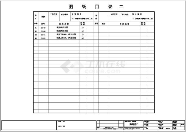 某二层砖混结构私人别墅摩洛哥风格室内装修设计cad全套施工图（含设计说明）-图一