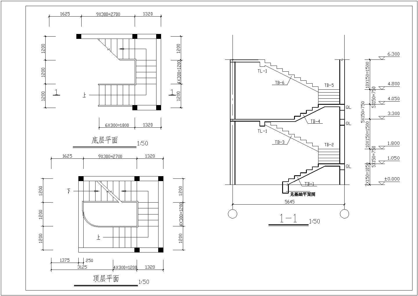 高档别墅建筑结构全套设计施工图纸