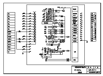 某地变电所微机综合自动化设计cad图纸_图1