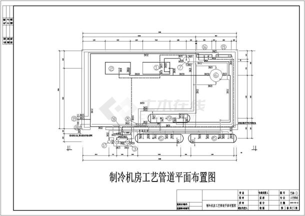 某大型食品冷库工程设计cad全套工艺施工图（ 含设计说明）-图二