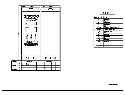 变电站设计_某35kV变电站直流系统设计cad图纸-图一