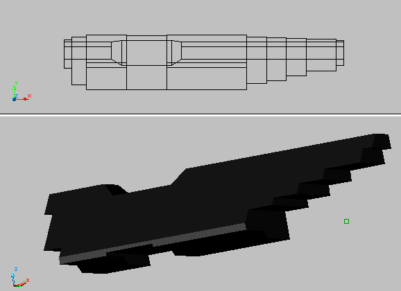某水利工程泥石流拦挡坝三维设计cad模型图（本图为泥石流挡墙散尾设计模型）_图1