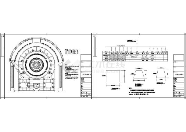 入口广场灯具布置平面图详细设计-图二
