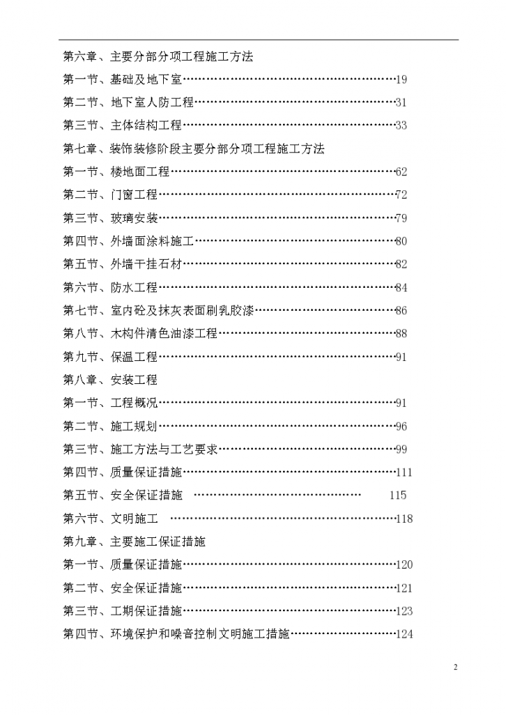 某住宅小区两栋楼施工组织设计-图二