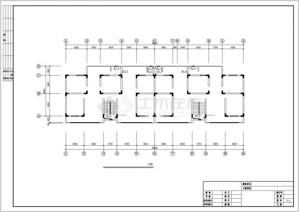 某长35.4米 宽9.9米 13层住宅楼给排水设计图-图二