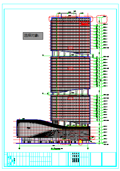 34层超高层大厦建筑结构专业施工图-图二