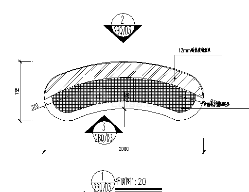 二层日式烧烤吧烧烤炉装饰施工cad图，共四张-图一