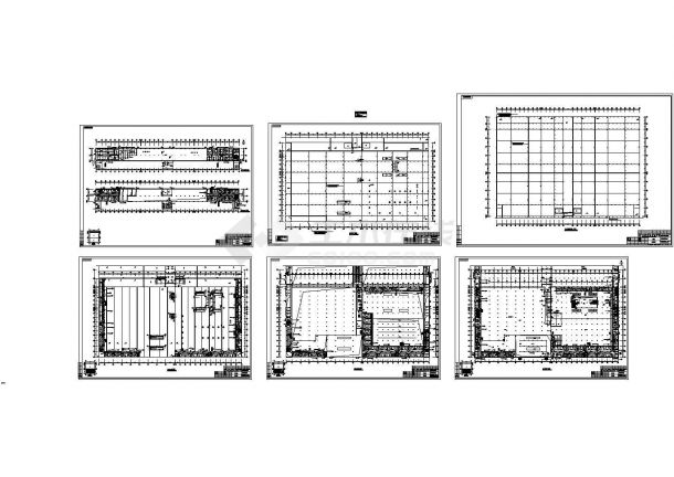 三层宿舍楼电气施工cad图(含照明平面图，共六张)-图一
