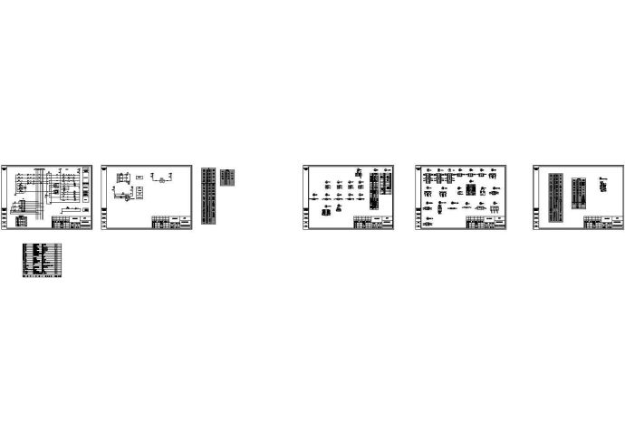 六安轴承厂项目电气控制柜设计cad全套电气原理图（甲级院设计）_图1