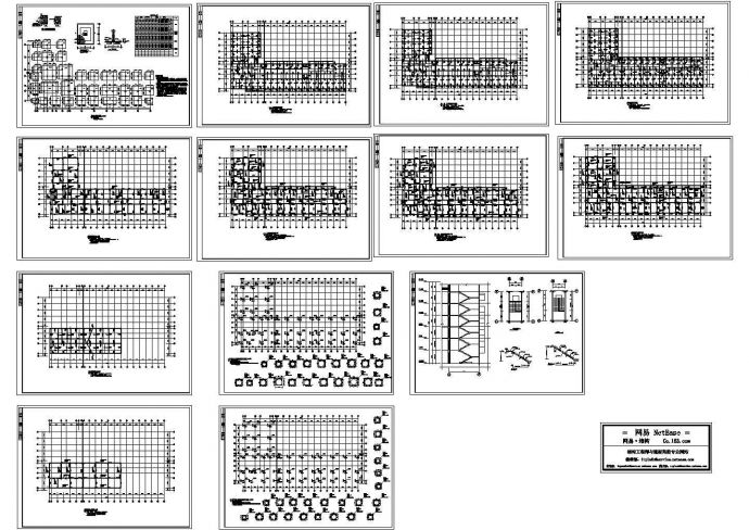 某小区住宅结构设计CAD施工图纸_图1