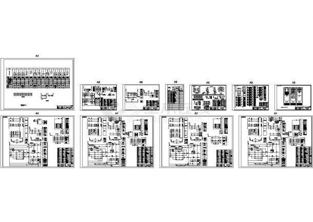 某高压开闭所设计cad全套电气施工图纸（标注详细）-图一