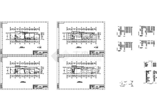 办公楼设计_某跨国公司综合办公楼电气设计CAD全套图纸-图一