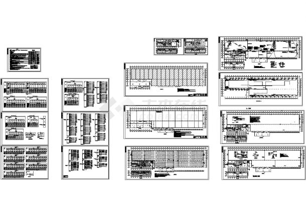 办公楼设计_深圳市某电子厂车间+办公楼电气设计CAD施工图-图一