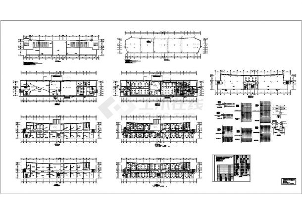 办公楼设计_青岛市某电子厂4层职工办公楼电气设计CAD施工图-图一