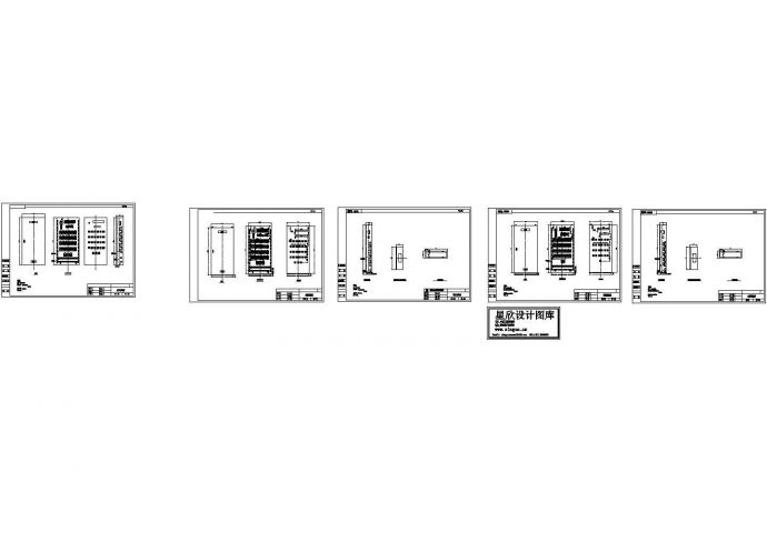 某标准型号电度表箱控制线路电气原理设计CAD图纸_图1