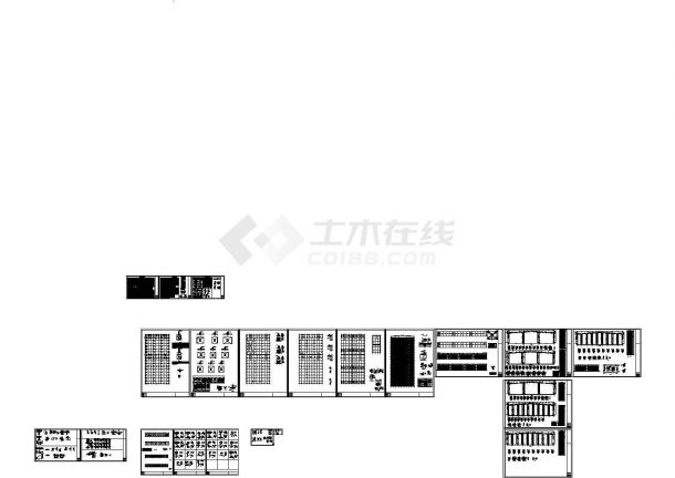 某门式钢架车间全套完整图纸-图一