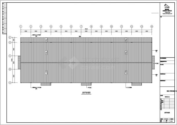 某最大跨度24米轻型门式钢屋架结构厂房设计cad全套结构施工图（含设计说明，含2套设计）-图二