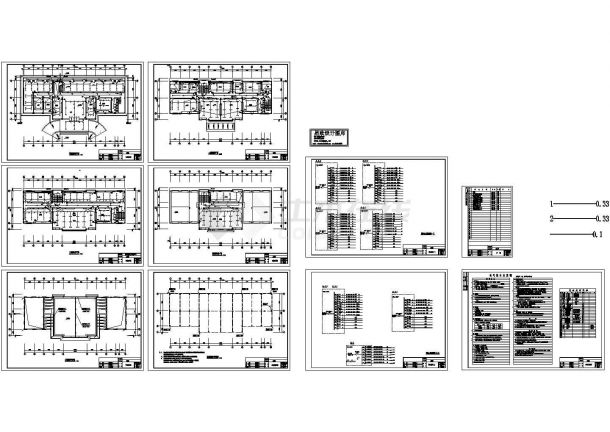 办公楼设计_大连市某4层沿街办公楼电气设计CAD施工图（带天面层）-图一