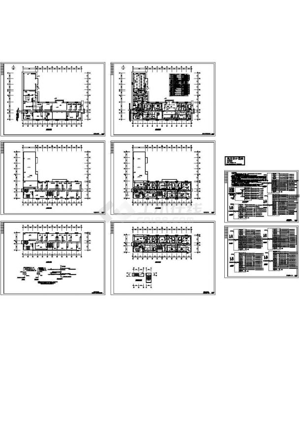 办公楼设计_济南市某食品厂3层办公楼电气设计CAD施工图-图一