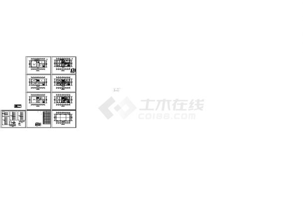 办公楼设计_成都市某电子厂3层办公楼电气设计CAD施工图-图一