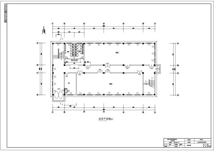 【3层】3088㎡三层框架图书馆钢筋及广联达算量（含CAD图纸）_图1