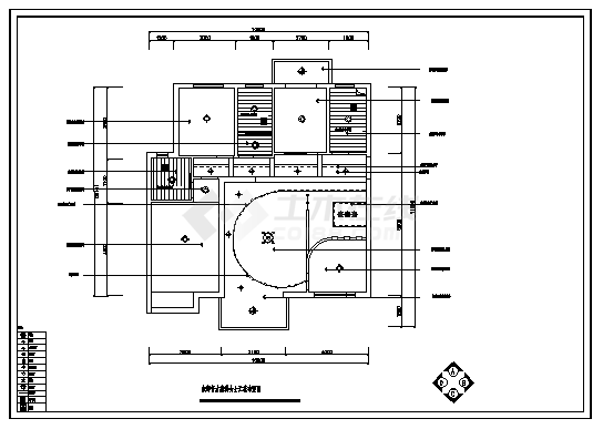 某样版房完整装饰施工cad图，共二十三张-图一