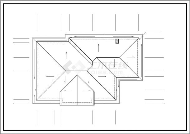 某二层带阁楼层框架结构农村民居设计cad全套建筑施工图（甲级院设计）-图一
