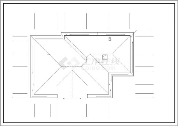 某二层带阁楼层框架结构农村民居设计cad全套建筑施工图（甲级院设计）-图二